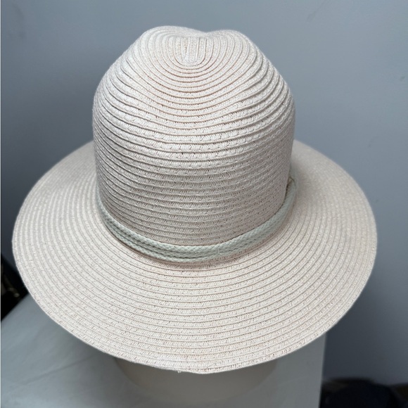 Revolve x Ale by Alessandra Mariella Blush Straw Fedora Rancher Hat - Picture 9 of 12